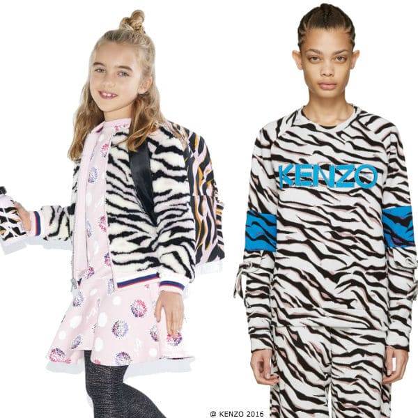 Kenzo Kids Leopard Print Reversible Bomber Jacket Kenzo Women 2016