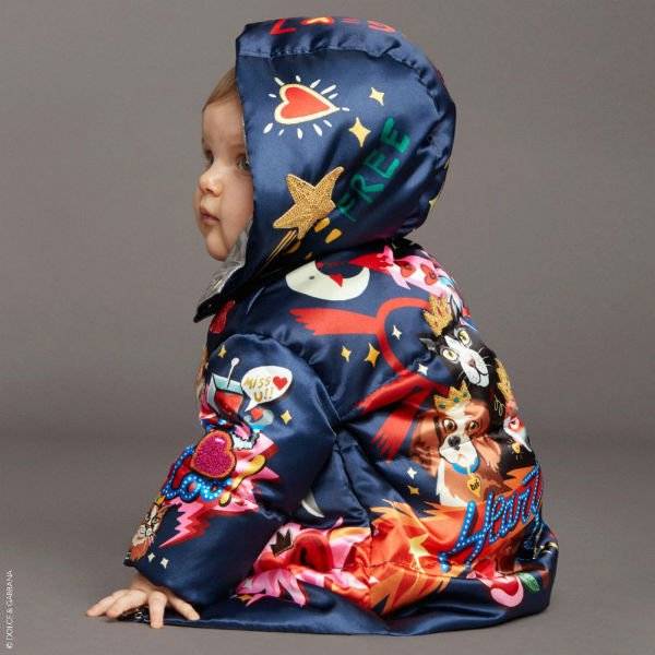 DOLCE & GABBANA Baby Space Down Padded Coat
