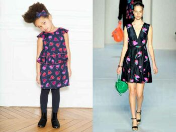 Little Marc Jacobs Girls Geometric Mini Me Dress