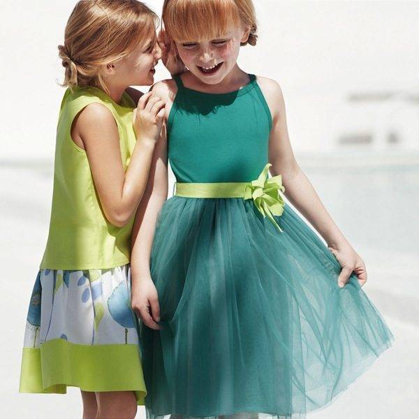 IL GUFO JADE GREEN DRESS WITH TULLE SKIRT