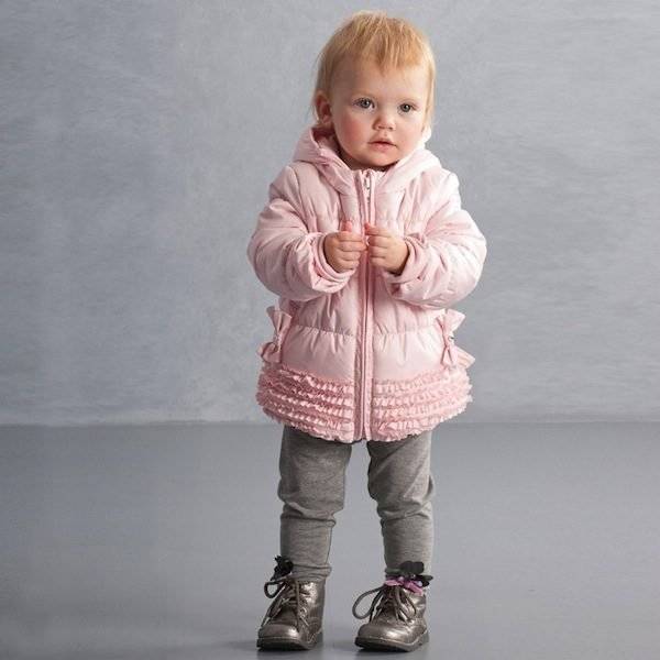 Kate Mack Baby Girls Light Pink Hooded Puffer Winter Coat
