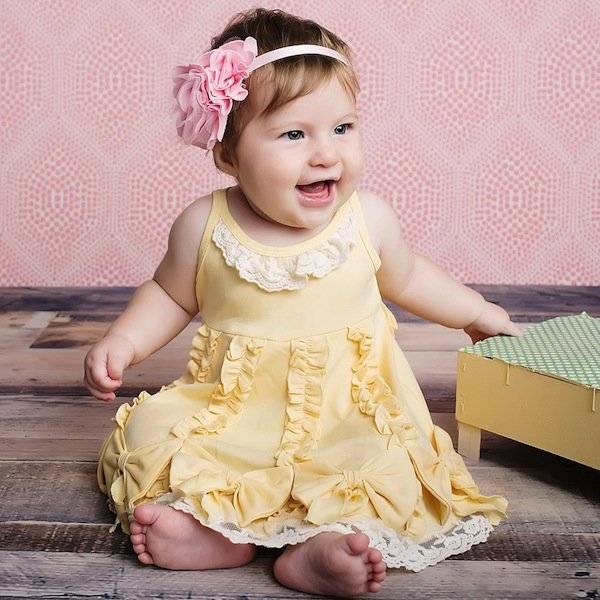 Yellow Baby Dress - Etsy
