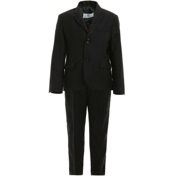 Young Versace Boys Black Blazer & Trouser Suit