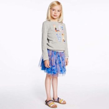 Paul Smith Junior Floral Printed Tulle 'Habea' Skirt