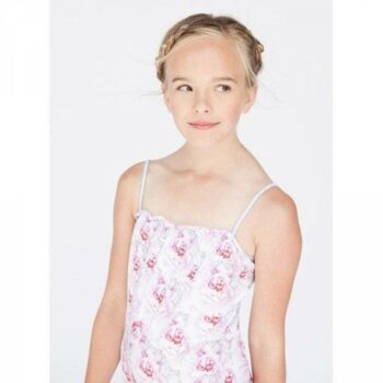 Stella Cove Girls Pink Floral Swimsuit