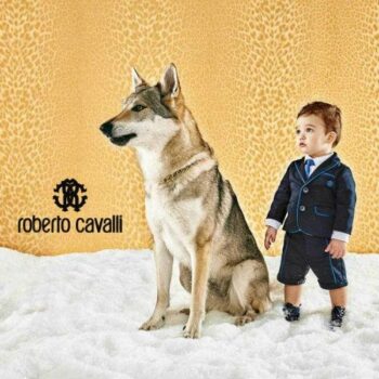 Roberto Cavalli Baby Boys Blue Suit