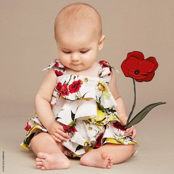 dolce and gabbana baby dress