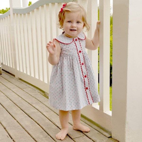 Carter Baby Girls' Striped Dress Set