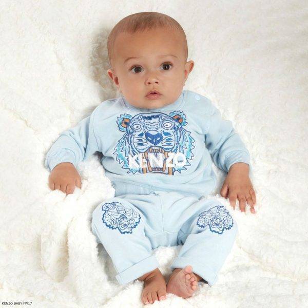 KENZO KIDS Blue Tiger Sweatshirt