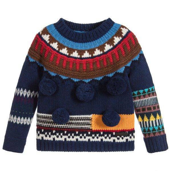 BURBERRY Girls Billie Knitted Sweater Harper Beckham