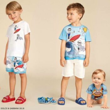Dolce and Gabbana Boys Beach Fun Summer T-shirt Shorts