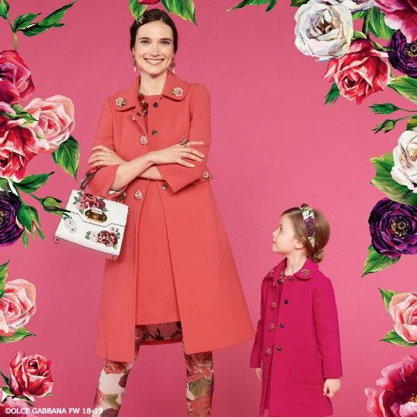 bezoek Farmacologie verkoudheid Dolce & Gabbana Girls Mini Me Pink LA VIE EN ROSE Wool Coat