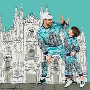 Dolce & Gabbana Boys Mini Me Milano Zip Up Top and Pants