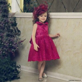 JUNONA Baby Girls Pink Tulle Party Dress Set (1)