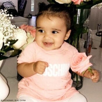 Dream Kardashian Moschino Baby Girl Pink Logo Shirt