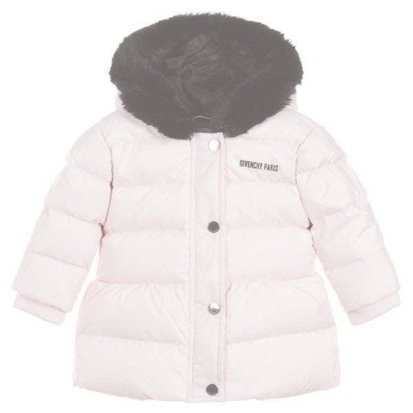 Givenchy Baby Girls Pink Down Padded Coat