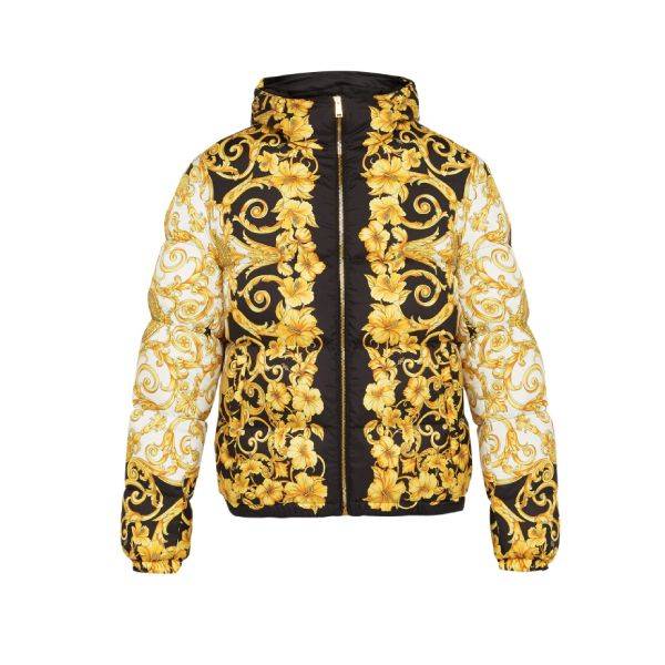 Mason Disick - Young Versace Boys Black Gold Baroque Jacket