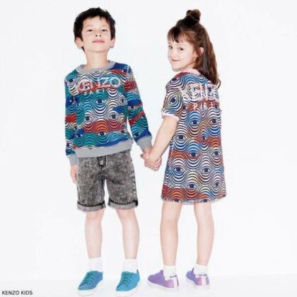 Kenzo Kids Girls Wax Eye Sweatshirt Dress & Boys Sweatshirt