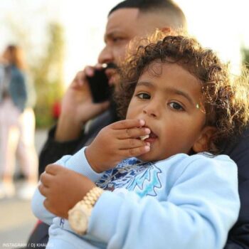 DJ Khaled & Asahd - Kenzo Baby Boy Blue Tiger Logo Sweatshirt