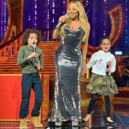 Mariah Carey's Son Monroe Cannon - Balmain Boys Mini Me Sweatshirt