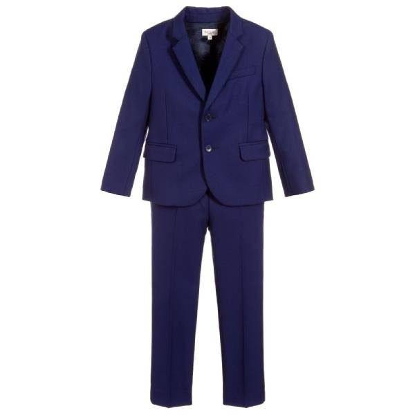 Paul Smith Junior Boys Blue COSTUME Wool Suit