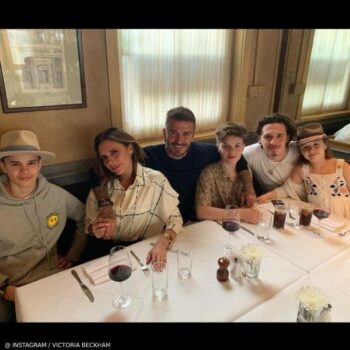 Beckham Family Celebrates Davids 44 Birthday Harper White Bonpoint Dress