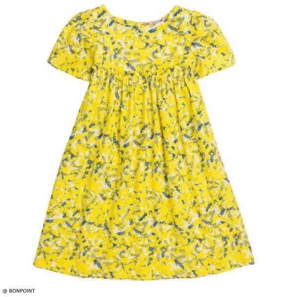 Bonpoint Laura Acid Yellow Dress