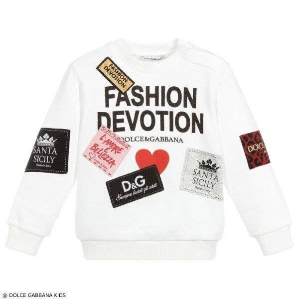 Dolce & Gabbana Mini Me Fashion Devotion Sweatshirt