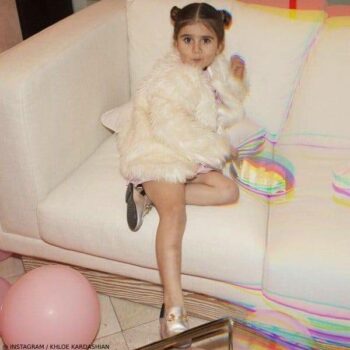 Penelope Disick Gucci Girls Gold Metallic Princetown Leather Slipper Mules Shoes