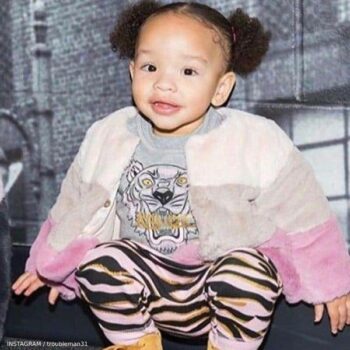 TI and Tiny's Daughter Heiress Harris Kenzo Baby Girl Tiger Sweater