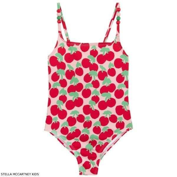 Stella McCartney Kids Red Cherry Swimsuit