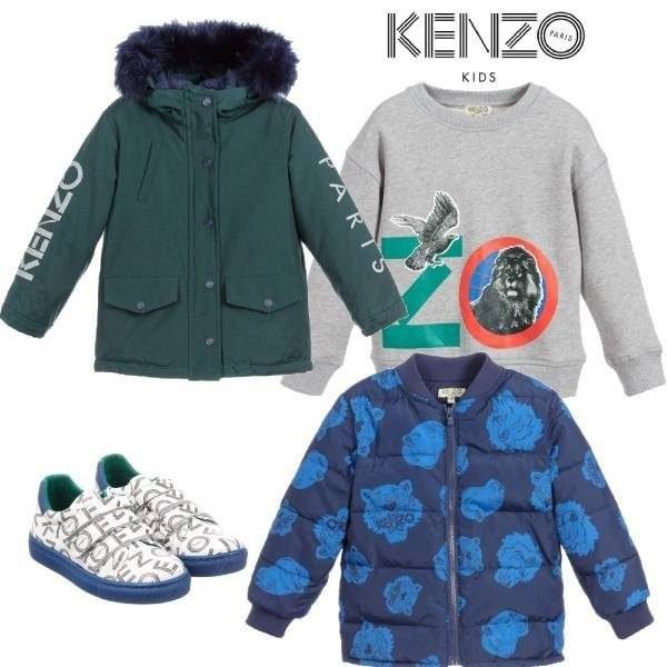 kenzo boys coat