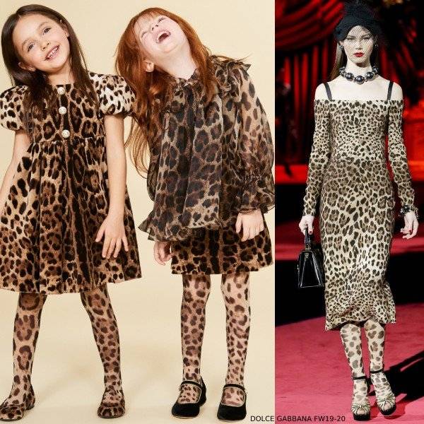 Dolce \u0026 Gabbana Girl Mini-Me Leopard 