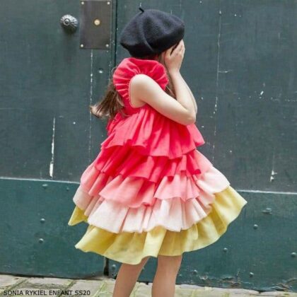 Sonia Rykiel Paris Girls Pink Tulle Special Occasion Dress