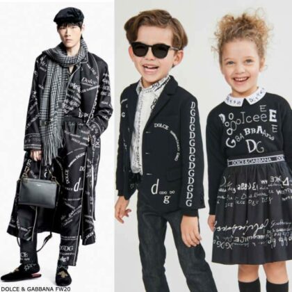 Dolce Gabbana Kids Mini Me Black White Logo Blazer Jacket Girls Dress