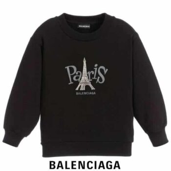 Dream Kardashian - Balenciaga Black Paris Eiffel Tower T-Shirt