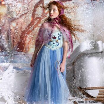 Tutu du Monde Girls Blue Tulle Anna Frozen Disney Party Dress
