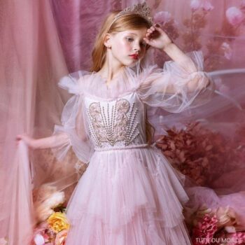 Tutu du Monde Girls Pink Tulle Sleeping Beauty Disney Dress