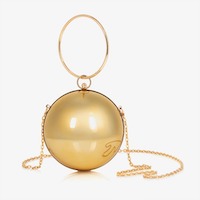 Junona Girls Gold Ball Clutch Bag