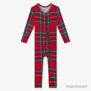 Paris Hilton Son Phoenix Posh Peanut Baby Red Tartan Pajamas