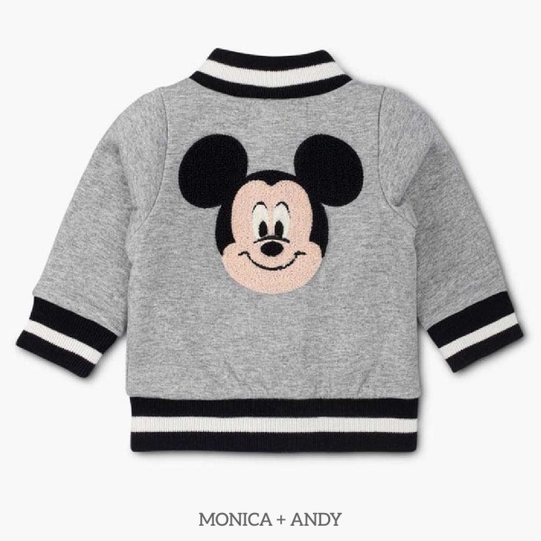 Phoenix Hilton Grey Disney Mickey Mouse Bomber Jacket
