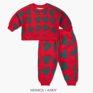 Phoenix Hilton Monica Andy Mickey Mouse Red Green Sporty Sweatsuit
