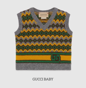 Rihanna Son RZA Gucci Baby Wool Sweater Vest