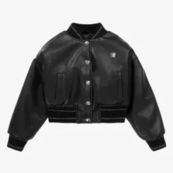 Jay Z Beyonce Rumi Givenchy Girls Black Faux Leather Jacket