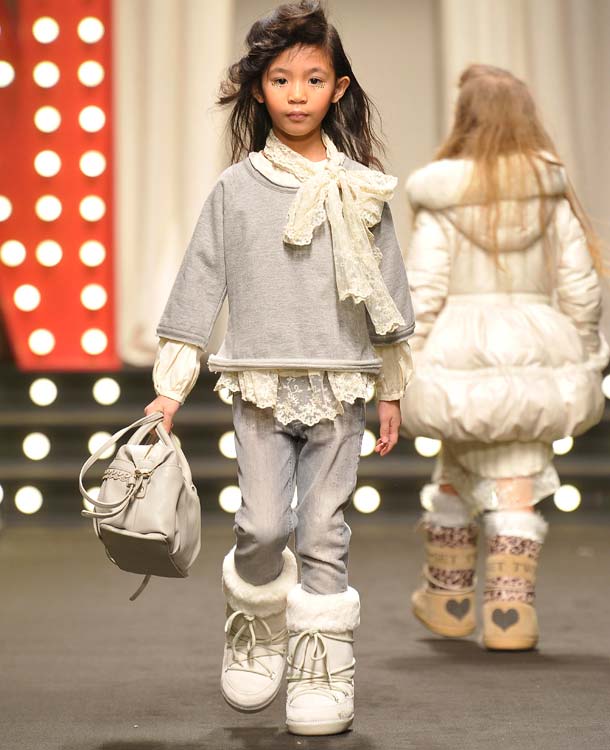 twin set girls fw14 grey outfit