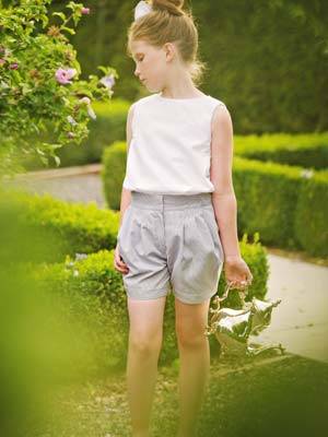 william and leora girls shorts ss14 