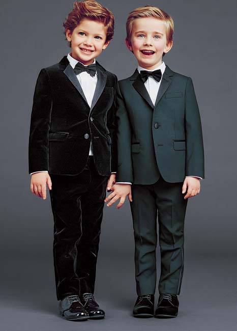 dolce and gabbana boys suits winter 2015