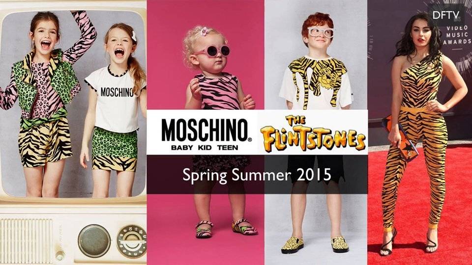 Moschino Flintstones Spring Summer 2015 Collection