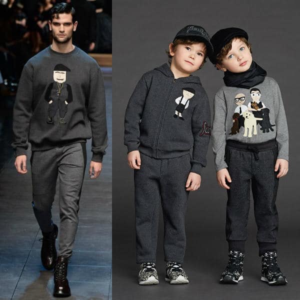 Dolce & Gabbana Boys Mini Me Family Sweatshirt