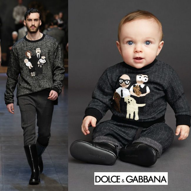 Dolce and Gabbana La Familia Sweater